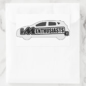 iM Enthusiasten Sticker (Tasche)