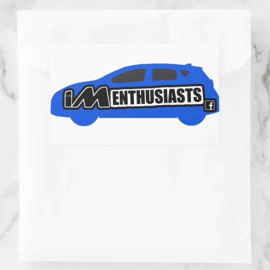 iM Enthusiasten Sticker (Tasche)