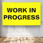 Im Entstehen befindliches Werk Banner