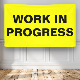 Im Entstehen befindliches Werk Banner