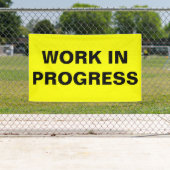 Im Entstehen befindliches Werk Banner (Insitu)