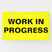Im Entstehen befindliches Werk Banner (Horizontal)