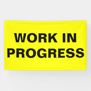 Im Entstehen befindliches Werk Banner
