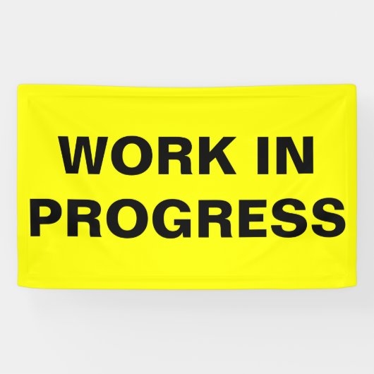 Im Entstehen befindliches Werk Banner (Horizontal)