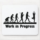 Im Entstehen befindliches Werk (Yoga) Mousepad (Vorne)