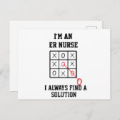 Im Er-Krankenpfleger finde ich immer eine Lösung P Postkarte (Vorne/Hinten)
