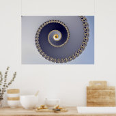 Im Erdgeschoss - Fraktal Poster (Küche)