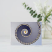 Im Erdgeschoss - Fraktal Postkarte (Stehend Vorderseite)