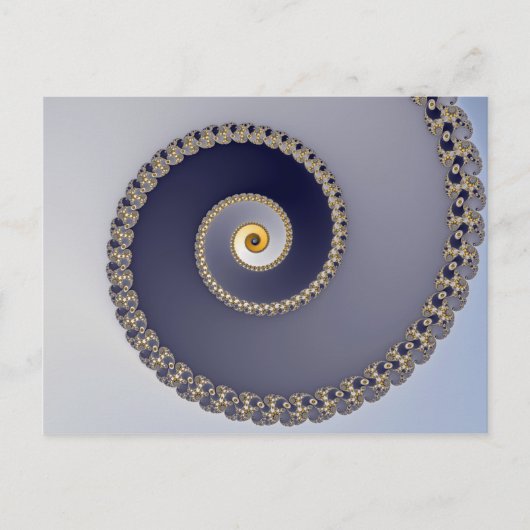 Im Erdgeschoss - Fraktal Postkarte (Vorderseite)