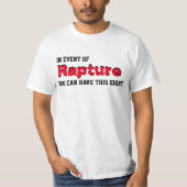 Im Ereignis des Begeisterungst-shirts T-Shirt (Vorderseite)