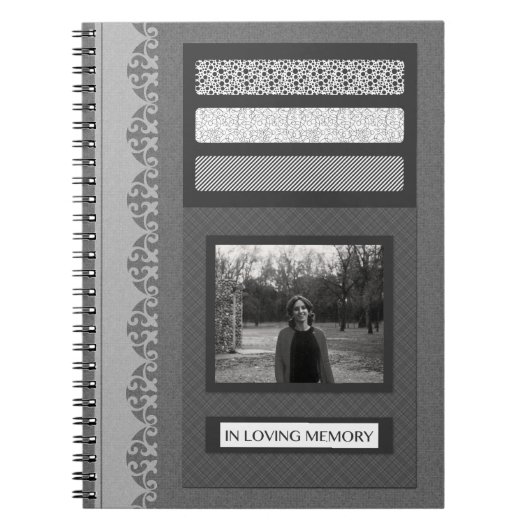 im Erinnerungsgastbuch des liebevollen Notizblock (Vorderseite)