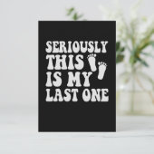 Im Ernst, das ist mein letztes lustiges Geschenk f Dankeskarte (Stehend Vorderseite)