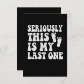 Im Ernst, das ist mein letztes lustiges Geschenk f Dankeskarte (Vorne/Hinten)