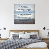 Im ersten KJV Bibelverse Leinwanddruck (Insitu (Schlafzimmer))