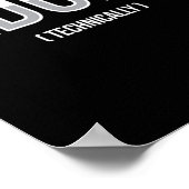 Im Erwachsener technisch 18. Geburtstag Poster (Ecke)