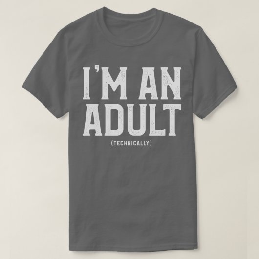 Im Erwachsener technisch 18. Geburtstag T-Shirt (Design vorne)