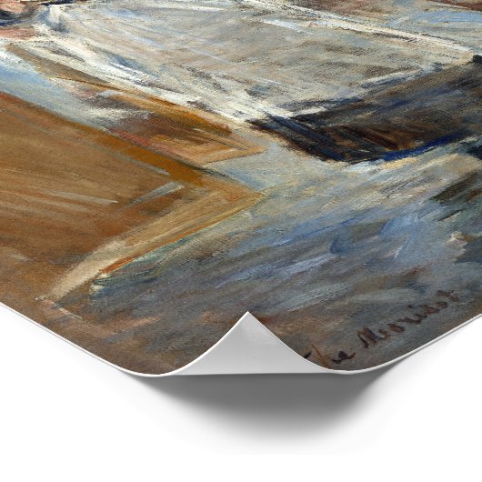 Im Esszimmer | Berthe Morisot Poster (Ecke)