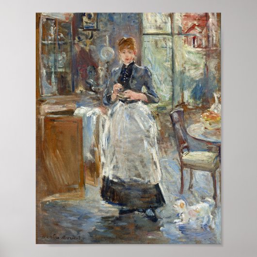 Im Esszimmer | Berthe Morisot Poster (Vorne)
