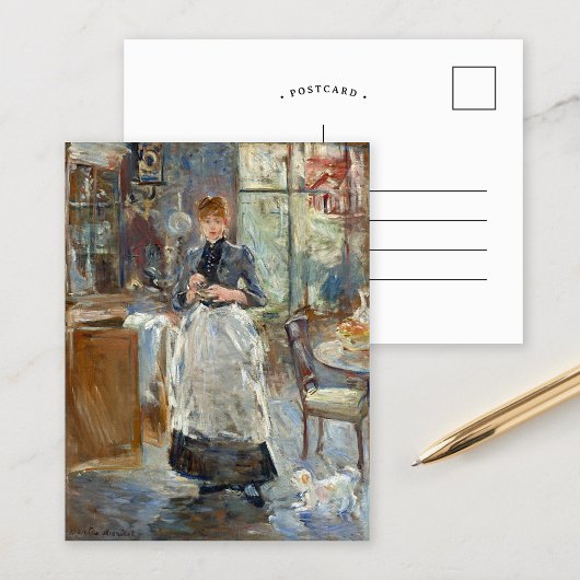 Im Esszimmer | Berthe Morisot Postkarte