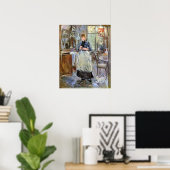 Im Esszimmer von Berthe Morisot Poster (Heimbüro)