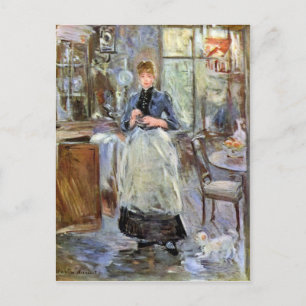 Im Esszimmer von Berthe Morisot Postkarte