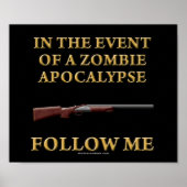 Im Fall einer Zombie-Apokalypse Poster (Vorne)