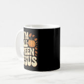 I'm Fall-o-ween Jesus Halloween Christian Groovy P Kaffeetasse (Vorderseite Links)