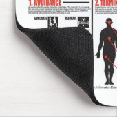 Im Falle der Zombie-Angriff MAUSUNTERLAGE Mousepad (Ecke)