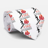 Im Falle des Feuers Krawatte (Gerollt)