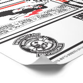 IM FALLE DES ZOMBIE-ANGRIFFS POSTER (Ecke)