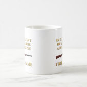 Im Falle einer Zombie-Apokalypse Kaffeetasse (Mittel)