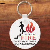 Im Falle eines Brandes Schlüsselanhänger (Vorderseite)