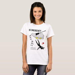 Im Falle eines Broomstick-Unfalls anpassbar T-Shirt