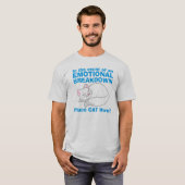 Im Falle eines emotionalen Aufbruchs Katze T - Shi T-Shirt (Vorne ganz)