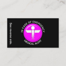 IM FALLE EINES medizinischen NOTFALLwarnausweises