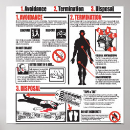 Im Falle eines Zombie-Angriffspopsters Poster