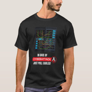Im Falle von Cyberattacken Hacker Code Hacking It T-Shirt