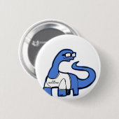 Im fantastischer Dinosaurier Button (Vorne & Hinten)