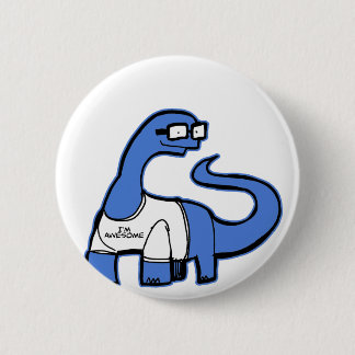 Im fantastischer Dinosaurier Button