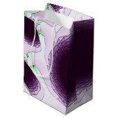 Im Farbton Violet Mittlere Geschenktüte (Rückseite Schrägansicht)