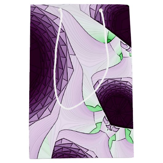 Im Farbton Violet Mittlere Geschenktüte (Vorderseite)