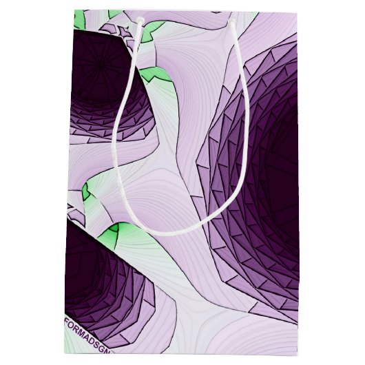 Im Farbton Violet Mittlere Geschenktüte (Rückseite)