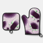 Im Farbton Violet Ofenhandschuh & Topflappen-Set (Vorderseite)