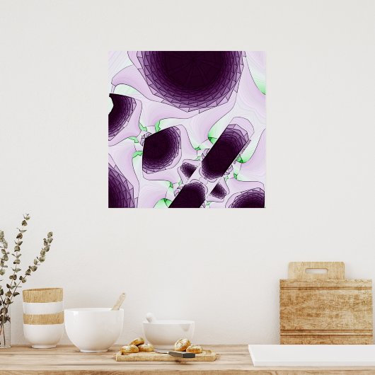 Im Farbton Violet Poster (Küche)