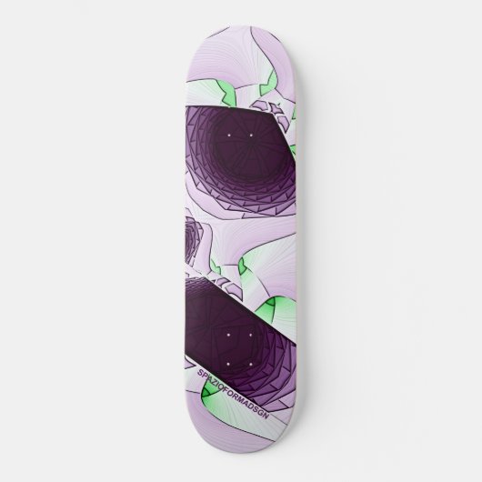 Im Farbton Violet Skateboard (Vorderseite)