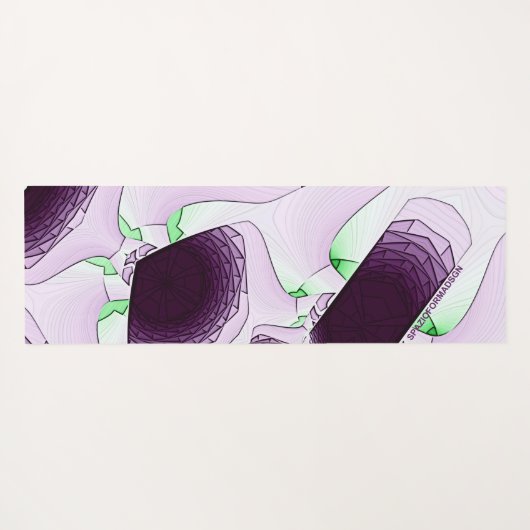 Im Farbton Violet Yogamatte (Rückseite (Horizontal))