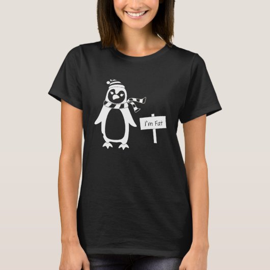 Im fat Ugly ChristmasPenguin T-Shirt (Vorderseite)