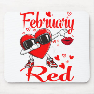 Im Februar gehen wir ins Bewusstsein für Rote Herz Mousepad