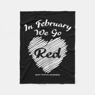 Im Februar gehen wir zu einer amerikanischen Roten Fleecedecke