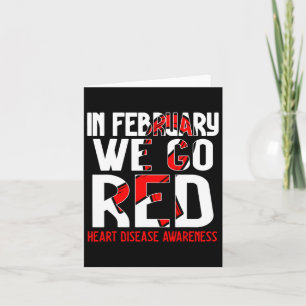 Im Februar gehen wir zu Red American Heart Disease Karte